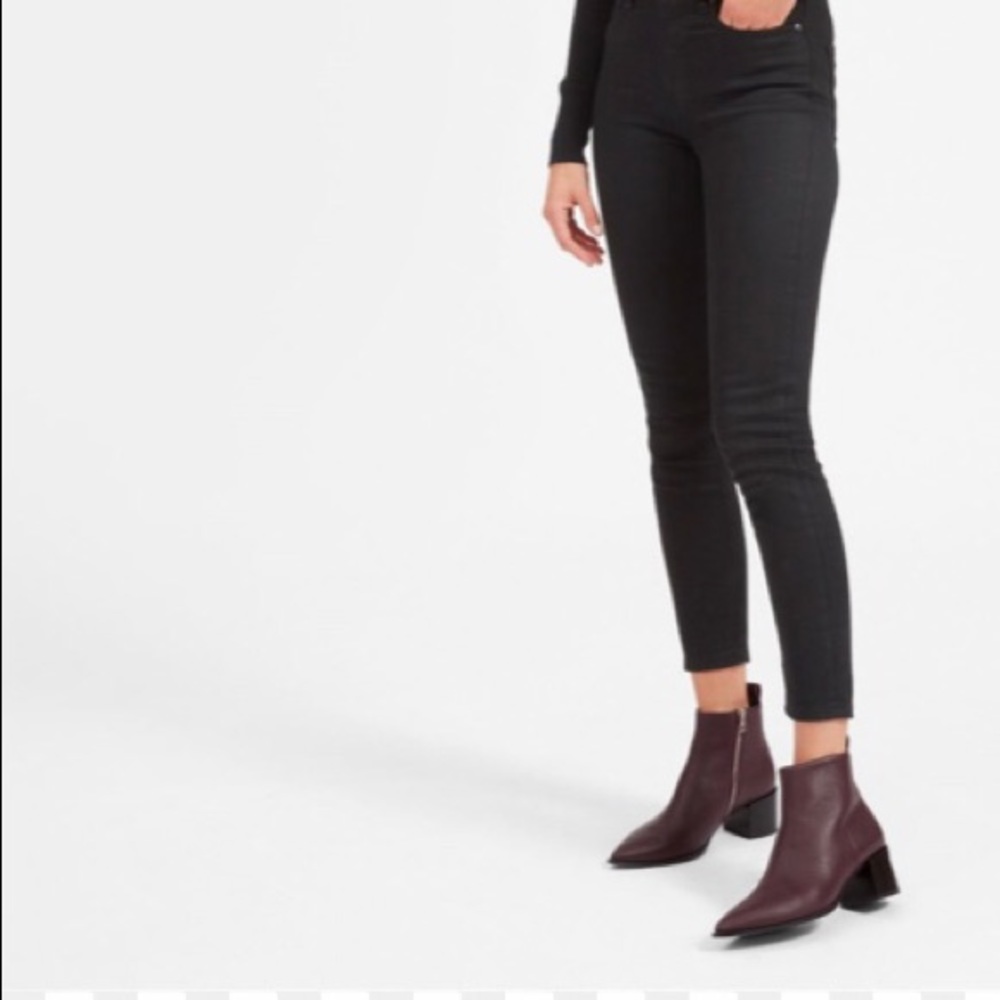 Everlane Boss Boot in Burgundy